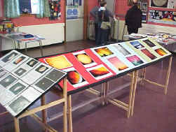 Central display of astronomical images